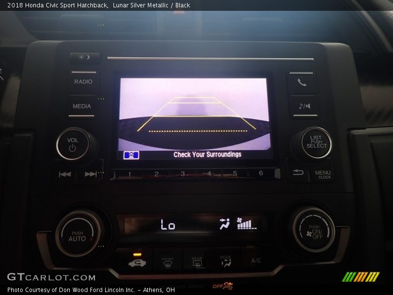 Lunar Silver Metallic / Black 2018 Honda Civic Sport Hatchback