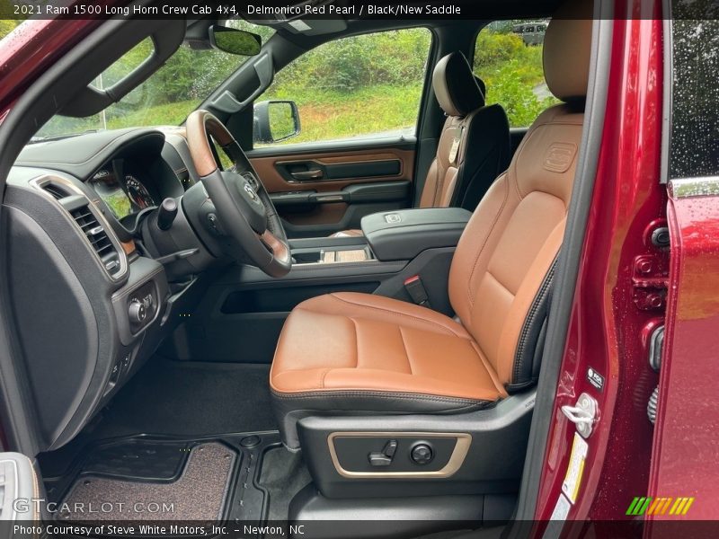Front Seat of 2021 1500 Long Horn Crew Cab 4x4
