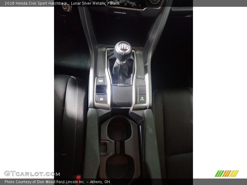 Lunar Silver Metallic / Black 2018 Honda Civic Sport Hatchback