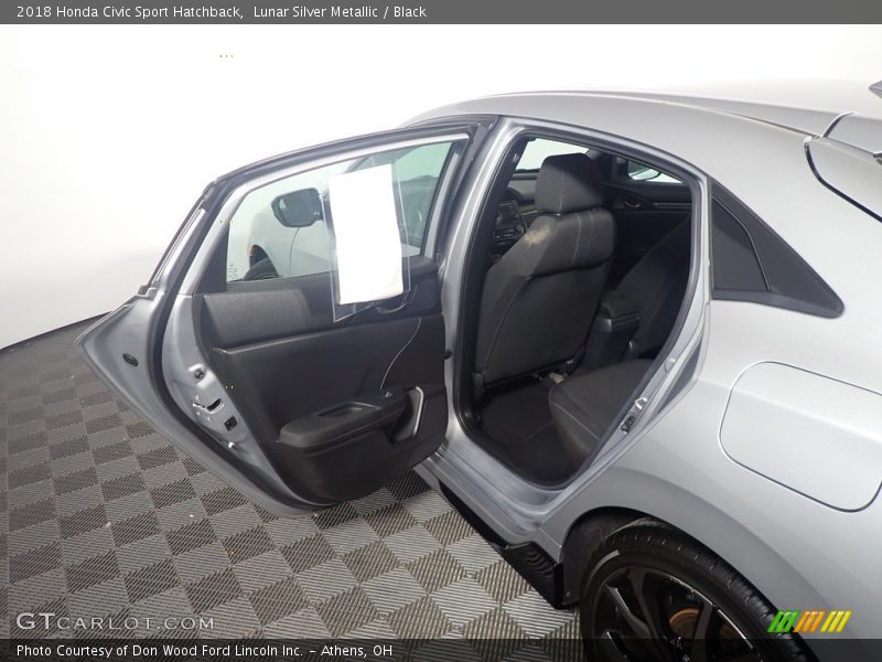 Lunar Silver Metallic / Black 2018 Honda Civic Sport Hatchback