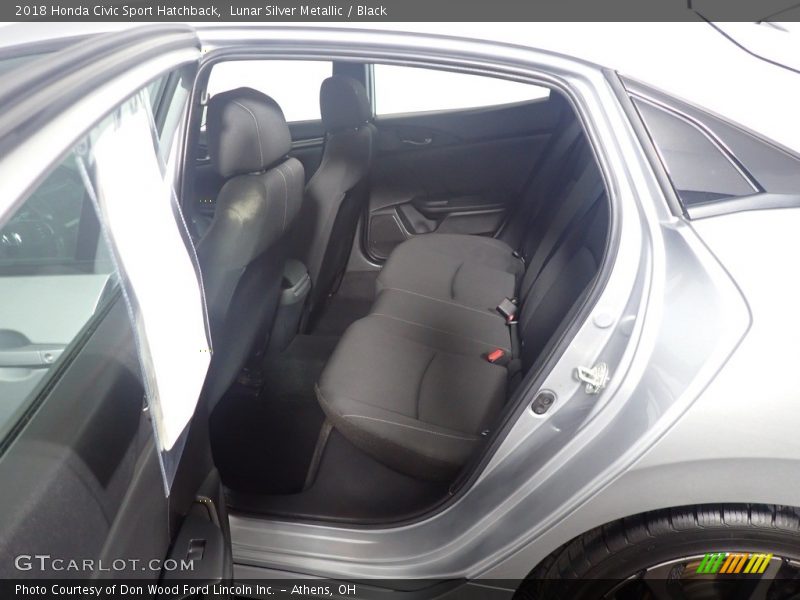 Lunar Silver Metallic / Black 2018 Honda Civic Sport Hatchback