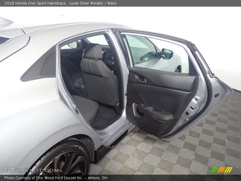 Lunar Silver Metallic / Black 2018 Honda Civic Sport Hatchback