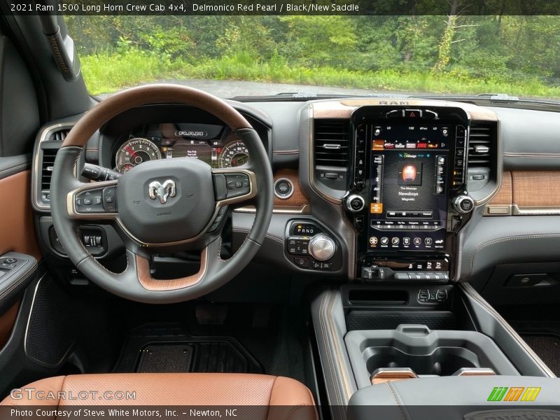 Dashboard of 2021 1500 Long Horn Crew Cab 4x4