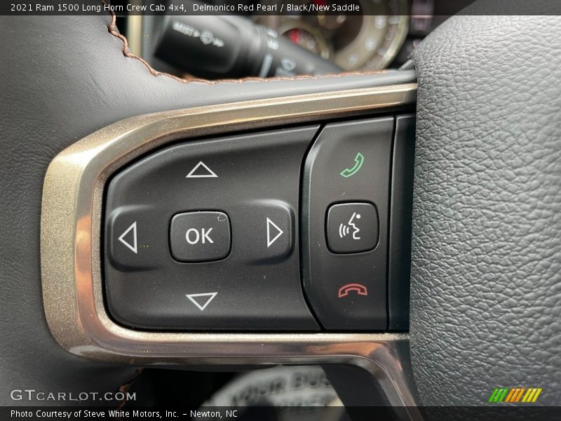  2021 1500 Long Horn Crew Cab 4x4 Steering Wheel