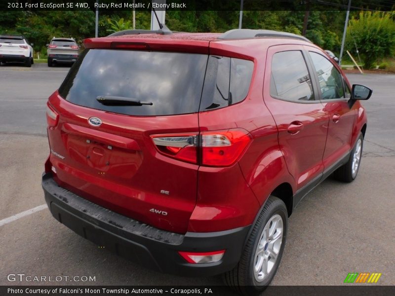 Ruby Red Metallic / Ebony Black 2021 Ford EcoSport SE 4WD