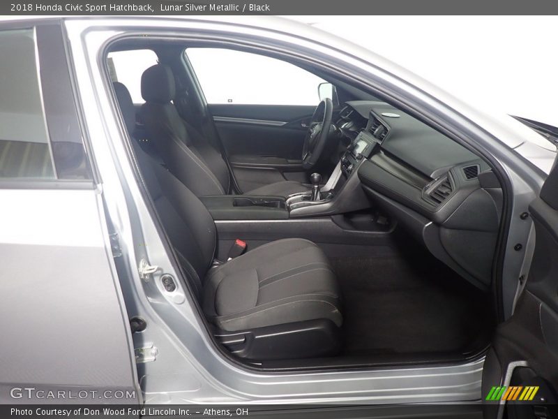 Lunar Silver Metallic / Black 2018 Honda Civic Sport Hatchback
