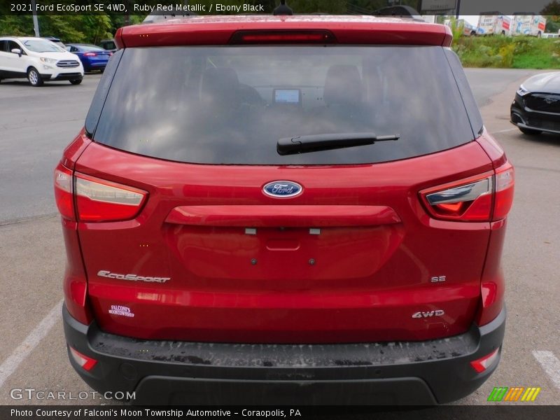 Ruby Red Metallic / Ebony Black 2021 Ford EcoSport SE 4WD