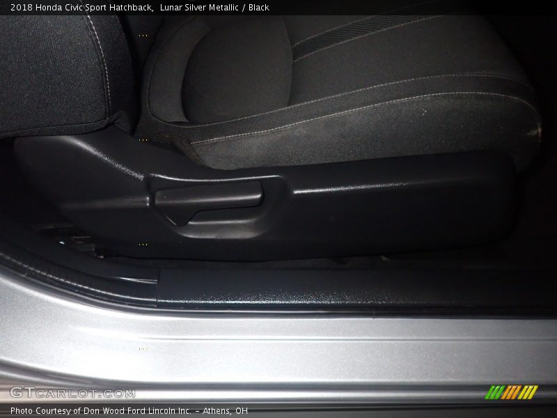 Lunar Silver Metallic / Black 2018 Honda Civic Sport Hatchback