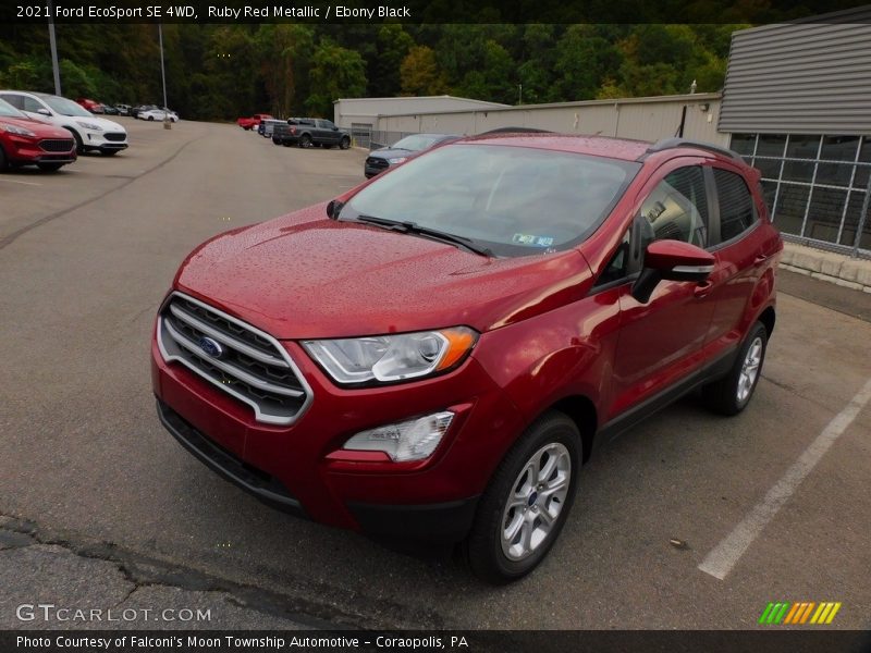 Ruby Red Metallic / Ebony Black 2021 Ford EcoSport SE 4WD