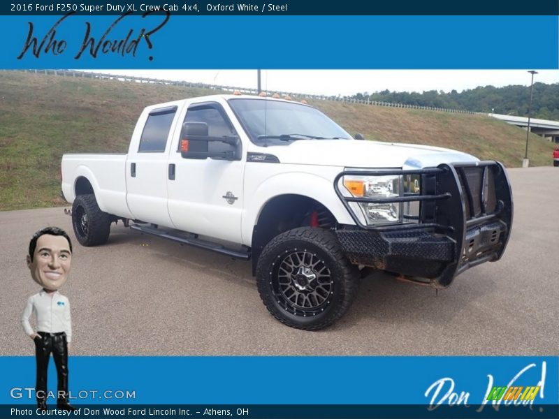 Oxford White / Steel 2016 Ford F250 Super Duty XL Crew Cab 4x4