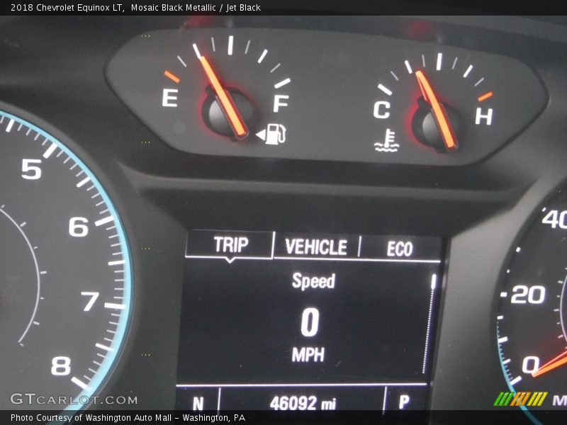 Mosaic Black Metallic / Jet Black 2018 Chevrolet Equinox LT