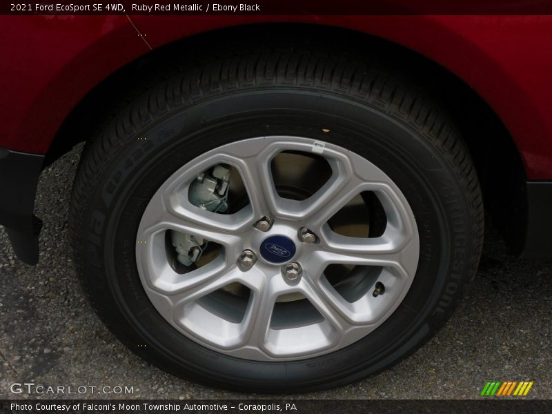 Ruby Red Metallic / Ebony Black 2021 Ford EcoSport SE 4WD