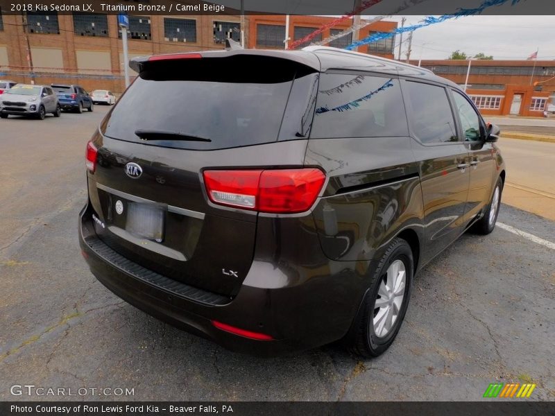 Titanium Bronze / Camel Beige 2018 Kia Sedona LX