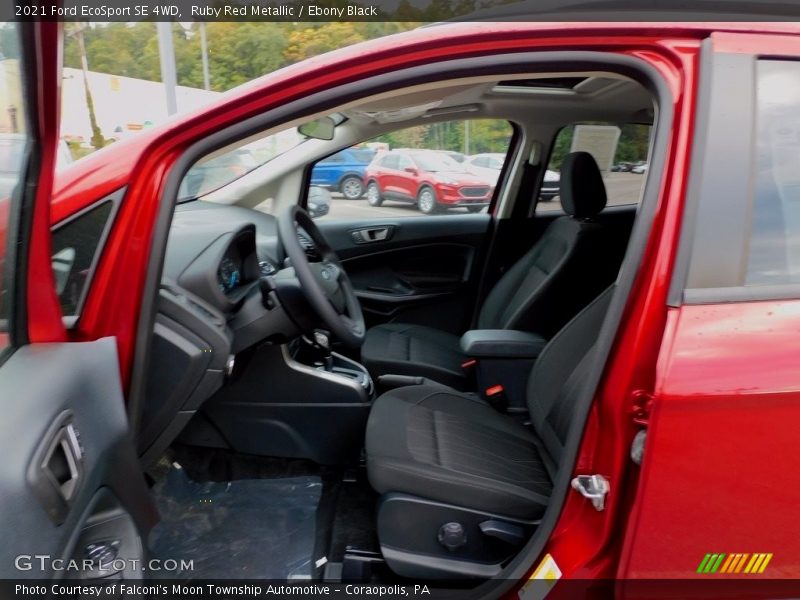 Ruby Red Metallic / Ebony Black 2021 Ford EcoSport SE 4WD