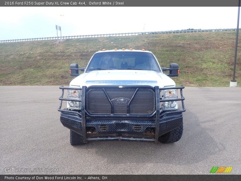 Oxford White / Steel 2016 Ford F250 Super Duty XL Crew Cab 4x4