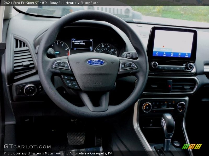 Ruby Red Metallic / Ebony Black 2021 Ford EcoSport SE 4WD