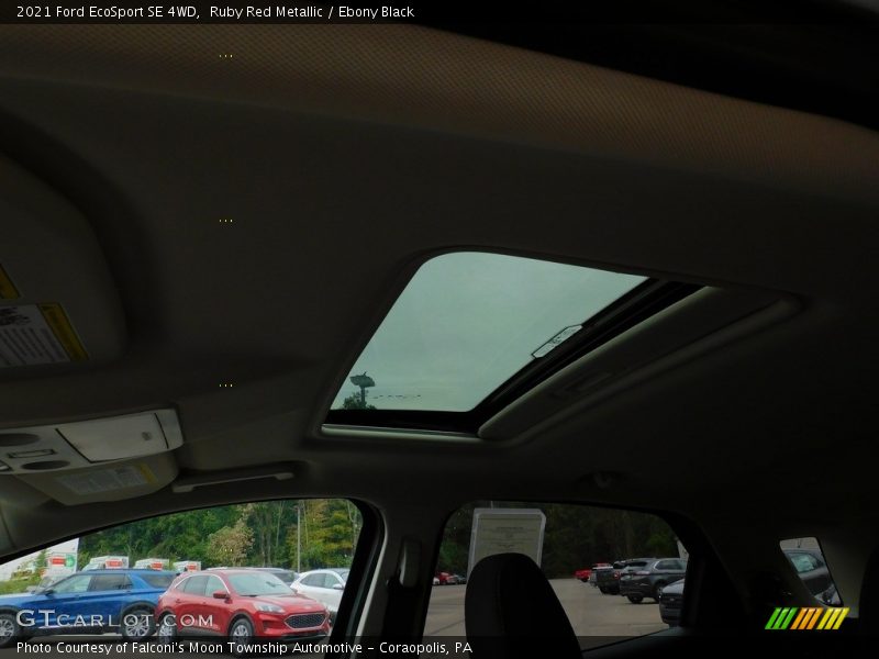 Ruby Red Metallic / Ebony Black 2021 Ford EcoSport SE 4WD