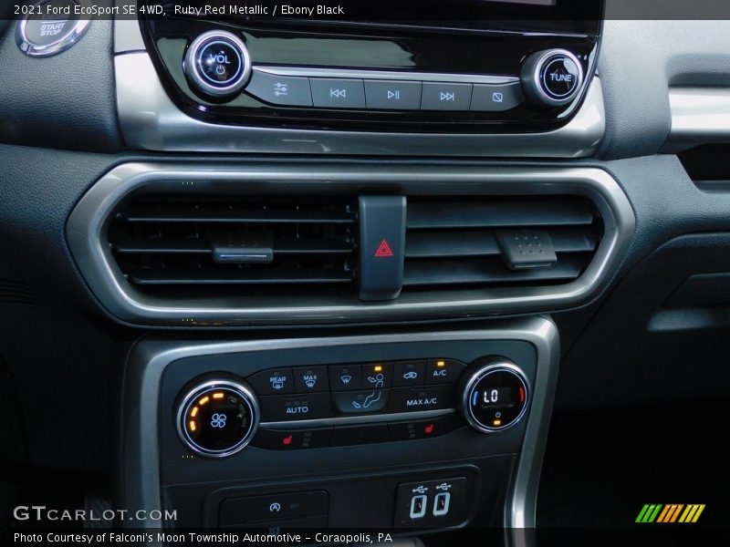 Ruby Red Metallic / Ebony Black 2021 Ford EcoSport SE 4WD