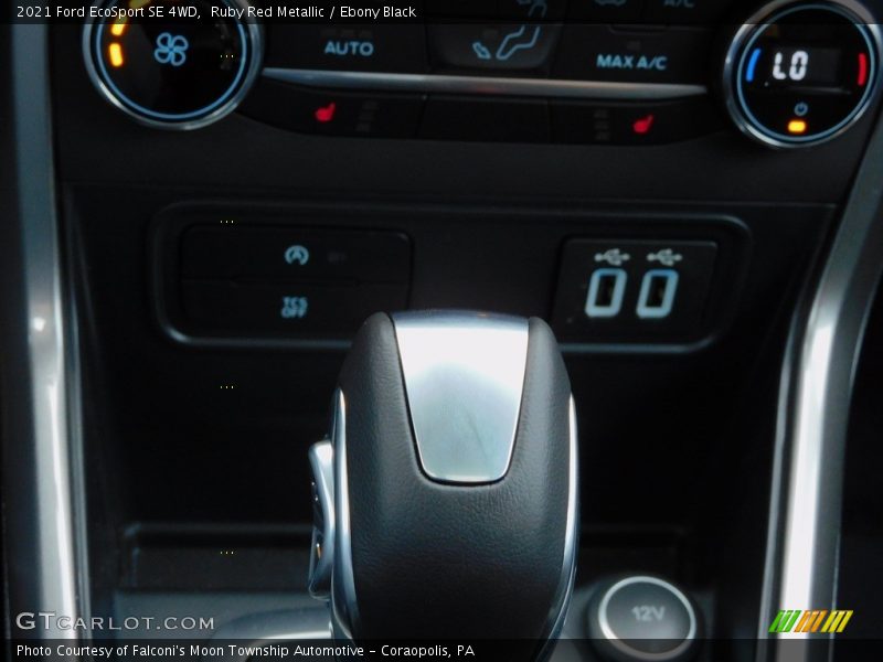 Ruby Red Metallic / Ebony Black 2021 Ford EcoSport SE 4WD