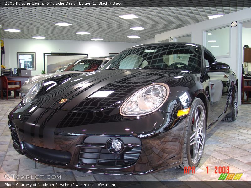 Black / Black 2008 Porsche Cayman S Porsche Design Edition 1