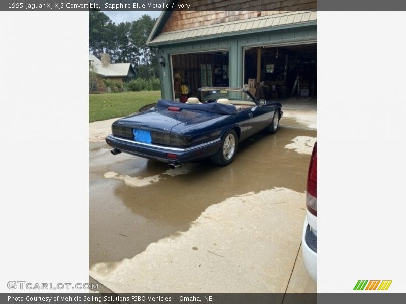 Sapphire Blue Metallic / Ivory 1995 Jaguar XJ XJS Convertible