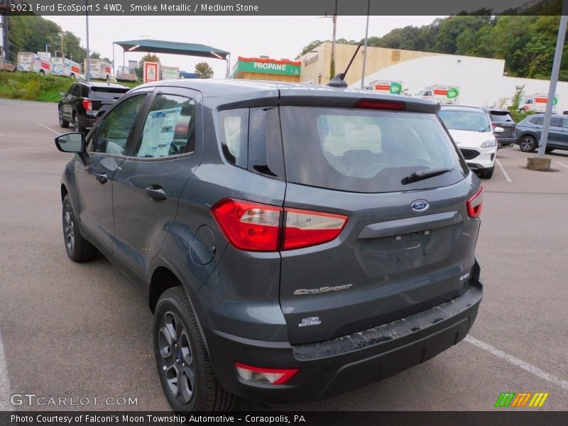 Smoke Metallic / Medium Stone 2021 Ford EcoSport S 4WD