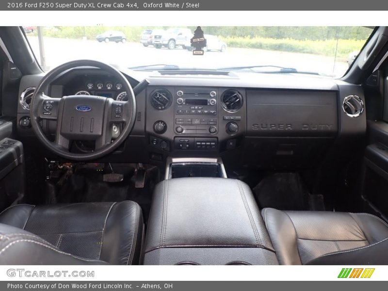 Oxford White / Steel 2016 Ford F250 Super Duty XL Crew Cab 4x4