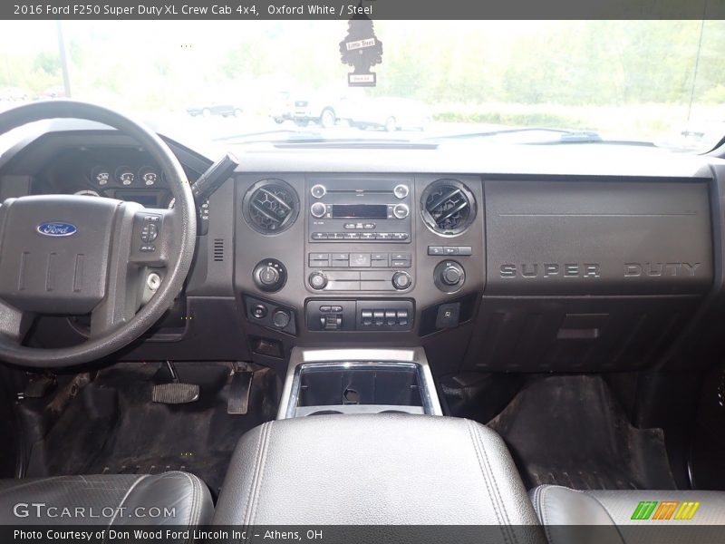 Oxford White / Steel 2016 Ford F250 Super Duty XL Crew Cab 4x4