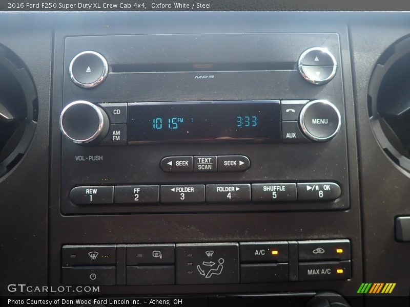 Oxford White / Steel 2016 Ford F250 Super Duty XL Crew Cab 4x4