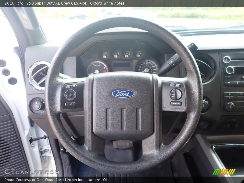 Oxford White / Steel 2016 Ford F250 Super Duty XL Crew Cab 4x4