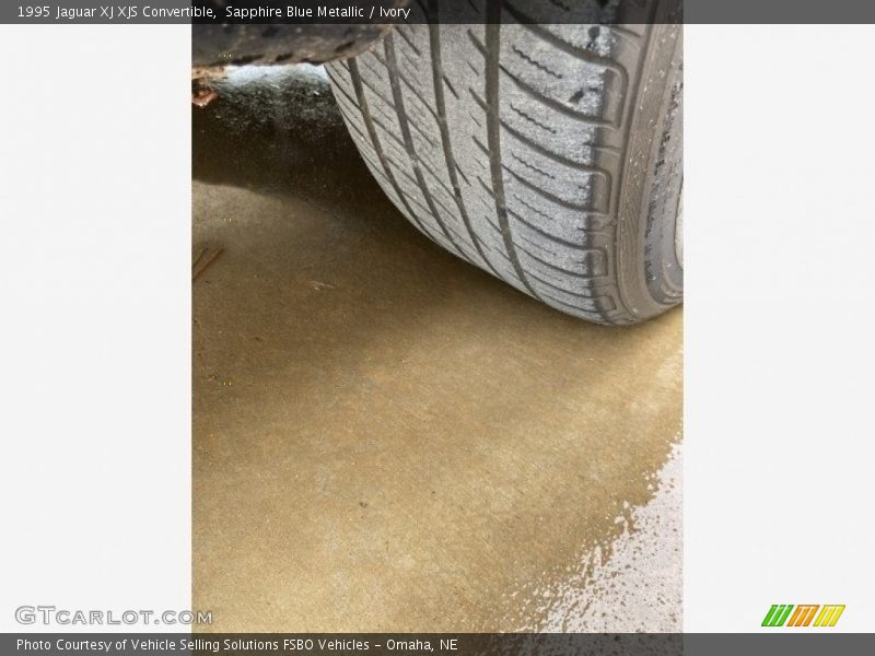 Sapphire Blue Metallic / Ivory 1995 Jaguar XJ XJS Convertible
