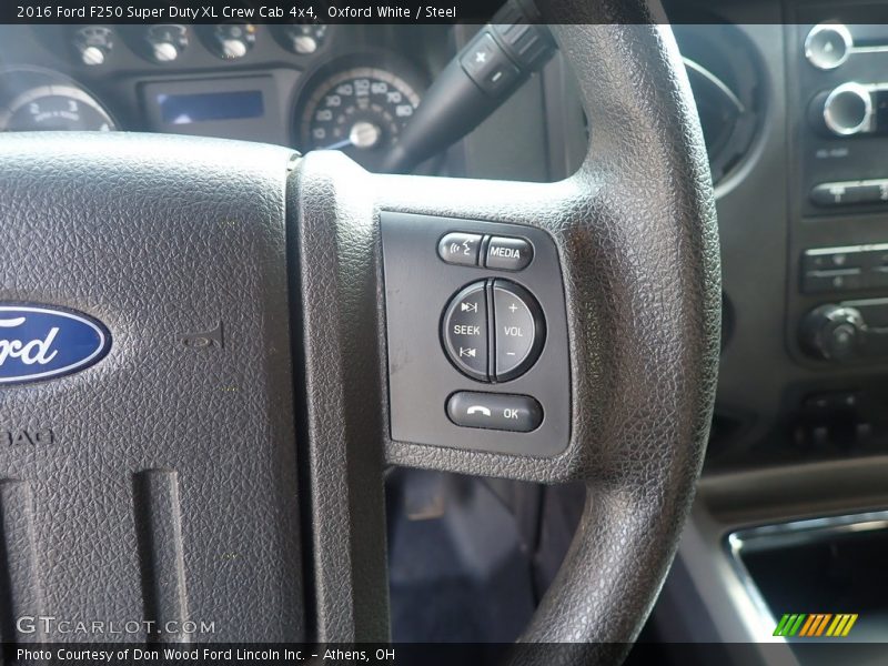 Oxford White / Steel 2016 Ford F250 Super Duty XL Crew Cab 4x4