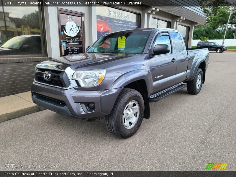 Magnetic Gray Metallic / Graphite 2015 Toyota Tacoma PreRunner Access Cab