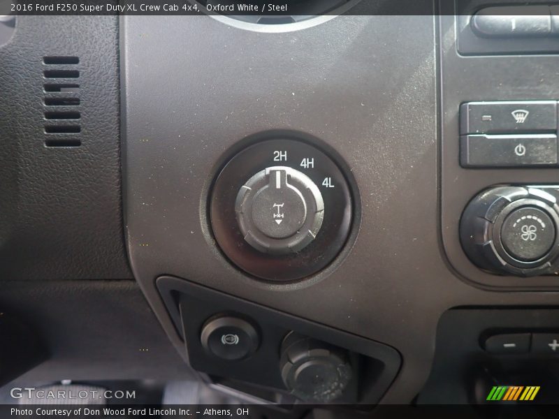 Oxford White / Steel 2016 Ford F250 Super Duty XL Crew Cab 4x4