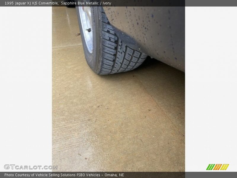 Sapphire Blue Metallic / Ivory 1995 Jaguar XJ XJS Convertible