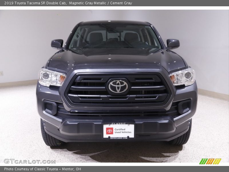 Magnetic Gray Metallic / Cement Gray 2019 Toyota Tacoma SR Double Cab