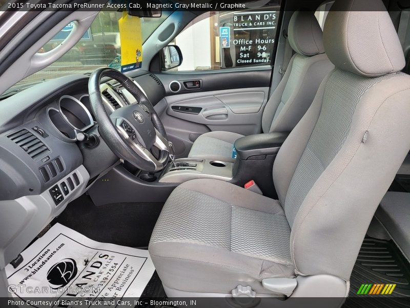 Magnetic Gray Metallic / Graphite 2015 Toyota Tacoma PreRunner Access Cab