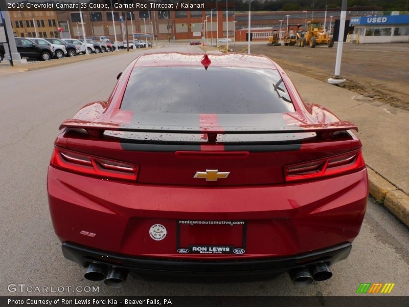 Garnet Red Tintcoat / Kalahari 2016 Chevrolet Camaro SS Coupe
