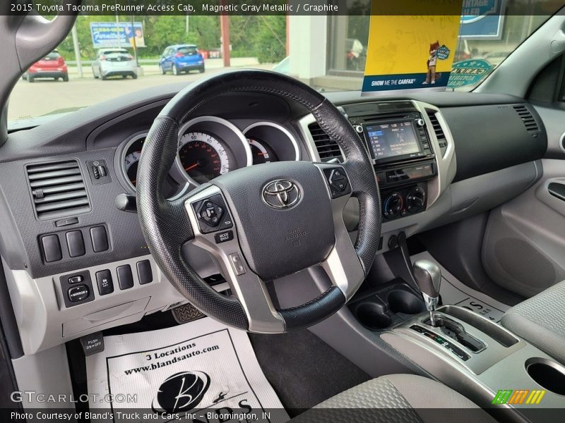 Magnetic Gray Metallic / Graphite 2015 Toyota Tacoma PreRunner Access Cab