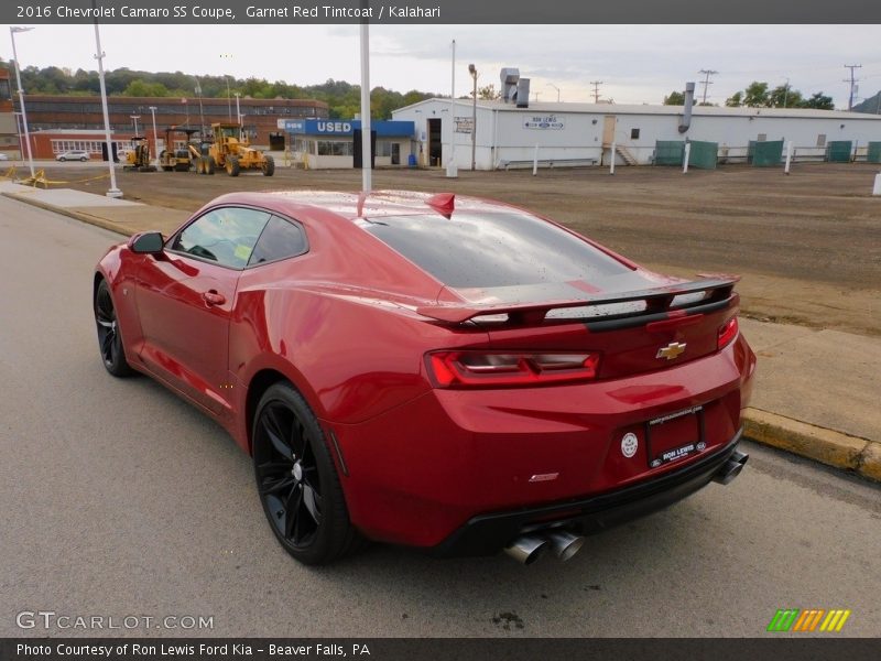 Garnet Red Tintcoat / Kalahari 2016 Chevrolet Camaro SS Coupe
