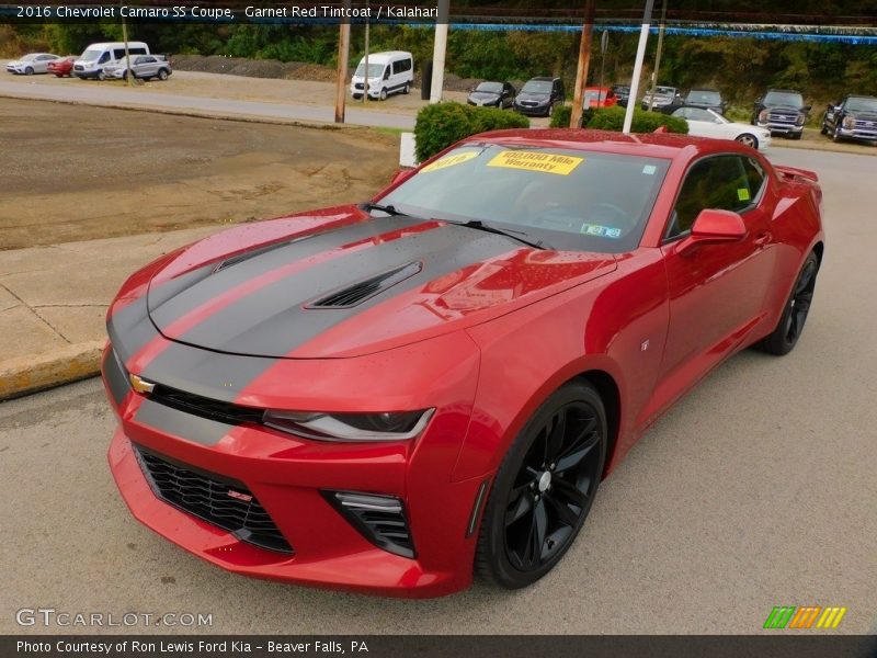 Garnet Red Tintcoat / Kalahari 2016 Chevrolet Camaro SS Coupe