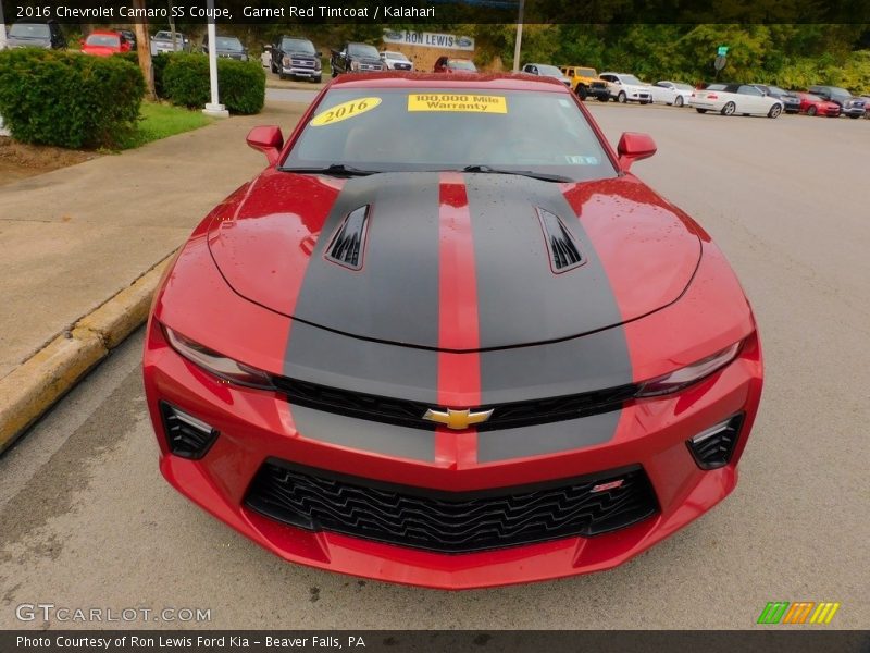 Garnet Red Tintcoat / Kalahari 2016 Chevrolet Camaro SS Coupe