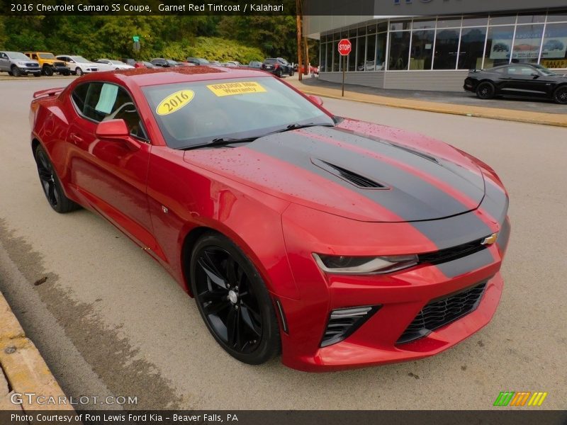 Garnet Red Tintcoat / Kalahari 2016 Chevrolet Camaro SS Coupe