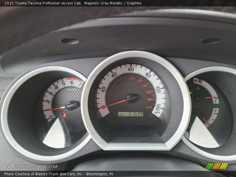 Magnetic Gray Metallic / Graphite 2015 Toyota Tacoma PreRunner Access Cab