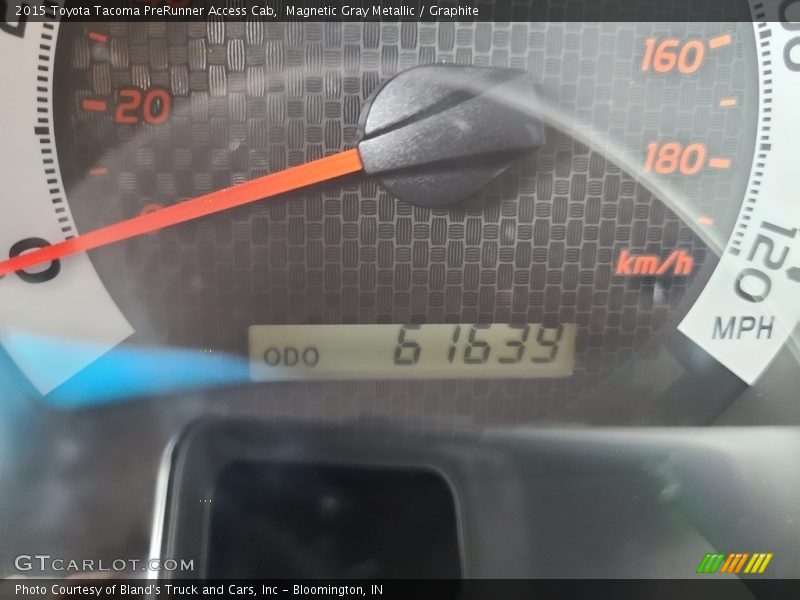 Magnetic Gray Metallic / Graphite 2015 Toyota Tacoma PreRunner Access Cab