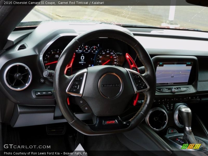 Garnet Red Tintcoat / Kalahari 2016 Chevrolet Camaro SS Coupe