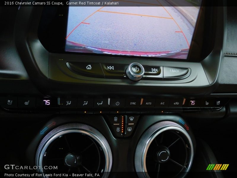 Garnet Red Tintcoat / Kalahari 2016 Chevrolet Camaro SS Coupe