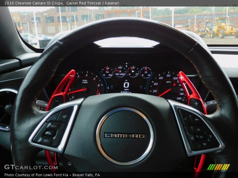 Garnet Red Tintcoat / Kalahari 2016 Chevrolet Camaro SS Coupe