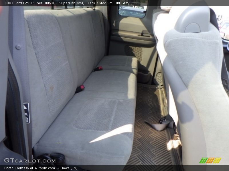 Black / Medium Flint Grey 2003 Ford F250 Super Duty XLT SuperCab 4x4