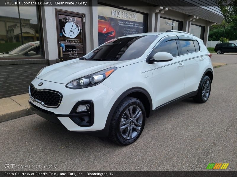 Clear White / Gray 2021 Kia Sportage LX AWD